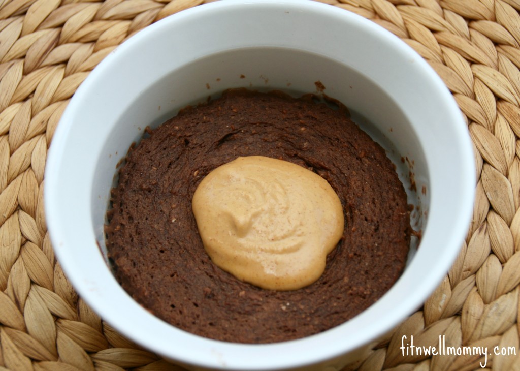 Microwave Chocolate Peanut Butter Protein Mug Brownie Deliciously Fit