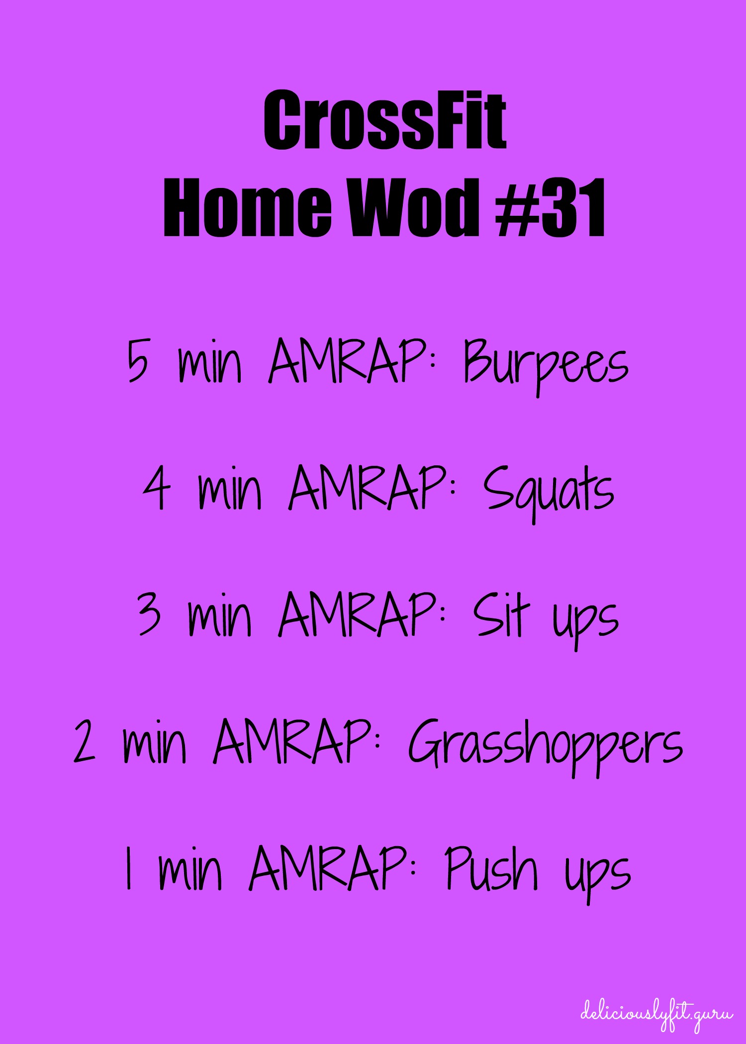 Crossfit amrap best sale at home